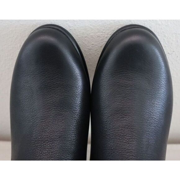 Naot Women's Sz 40 US 9 Water Resistant Black Leather Helm Ankle Booties - Picture 12 of 13